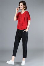 涵誉套装2013款时尚两件套装女上衣T恤加九分裤女，女装套装/套裙，涵誉