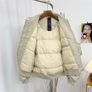 幸运星白鸭绒夹克羽绒服男2025冬季新款  D213-W066-P400图片