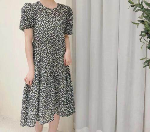 碎花连衣裙，女装连衣裙，EVE