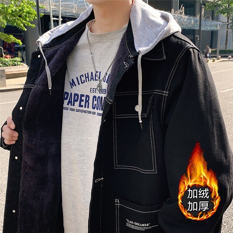JK668J-P95-限价138M-5XL现货连帽加绒羊羔毛牛仔棉服cityboy,男装棉衣,星座116