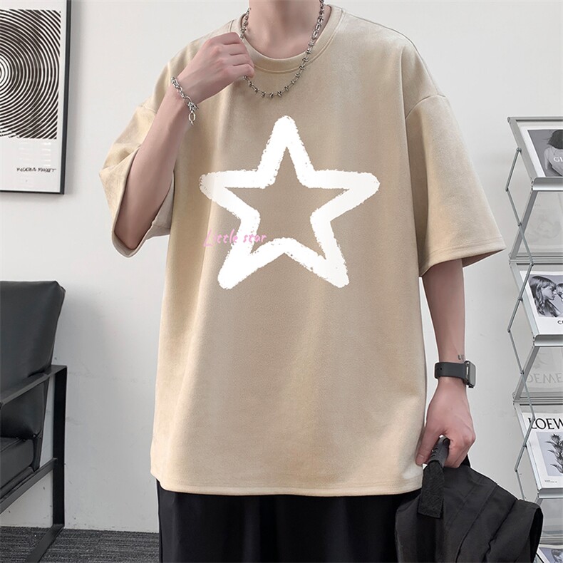 麂皮绒短袖t恤男大码半袖男JD82286-P25,男装T恤,电商A040