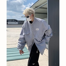 棒球服男款春秋季美式高街百搭飞行员夹克HY506P68，男装夹克，星座1116-2