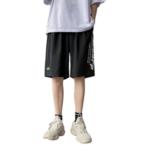 D夏季男士五分休闲短裤加肥加大码潮胖子宽松裤子图片