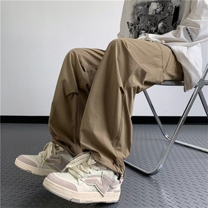 男潮流复古慵懒风直筒宽松男长裤休闲裤KK294-P40图片