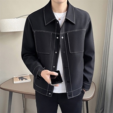 店主风~2025春季牛仔夹克外套K698/P115，男装工装外套，电商B331