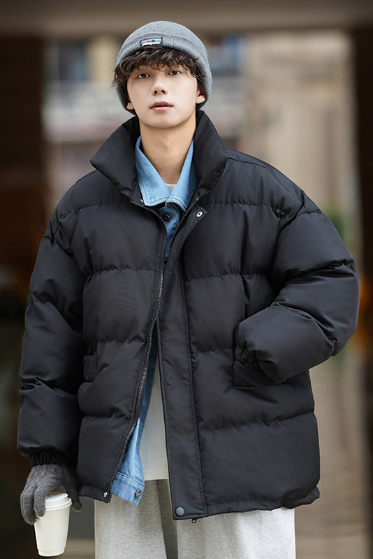 现货一万抖音直播大牛仔假两件大码棉衣情侣棉服8218P118,男装棉衣,电商A030