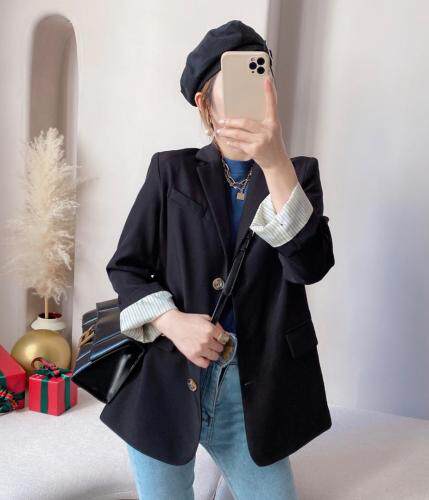 吾衣酷2021春季休闲西装，女装西装，吾衣酷驿站