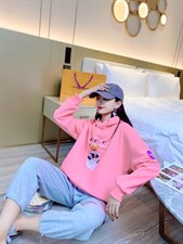 现货冬季休闲时尚加绒卫衣，女装卫衣/绒衫，泽妤