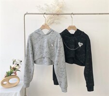 小熊链条卫衣，女装卫衣/绒衫，BD