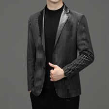 K2227钱塘2020-2春秋新款时尚休闲帅气中青年男士西服外套P137，男装皮衣，钱塘207-2