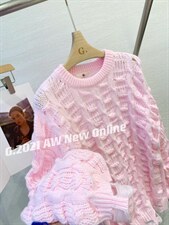 新款花针织毛衣，女装针织衫/毛衣，G