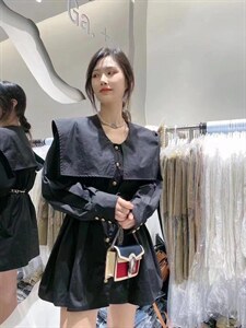 韩版腰链裙图片