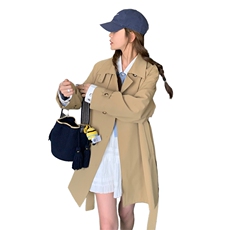 【现货】151P125K1782025春秋季新款休闲风衣外套女，女装风衣，2C037