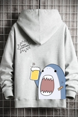 KS21137-P38连帽开衫卫衣男运动外套大码班服网格挂拍，男装卫衣，电商A040A