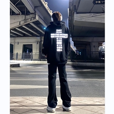 微喇牛仔裤男韩版潮流高街帅春季2025新款ins直筒长裤RK1508-P36，男装牛仔裤，星座412