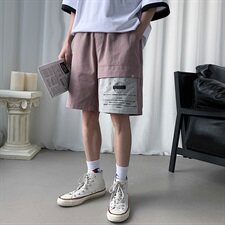 【】A003-HK7117-P45夏装新款贴标撞色时尚工装短裤短句，男装休闲裤，电商A003
