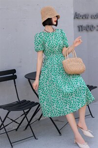 [现货]  碎花连衣裙图片