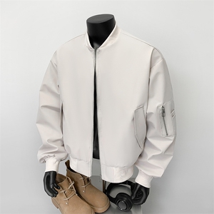 假模-美式高级感飞行员夹克棒球服男 9017-P68图片