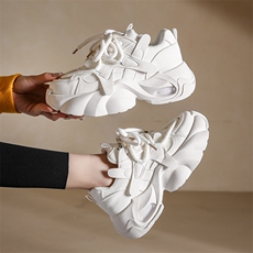 新款老爹鞋女2025春季学生运动跑步鞋休闲鞋厚底鞋，女鞋休闲鞋，电商A223