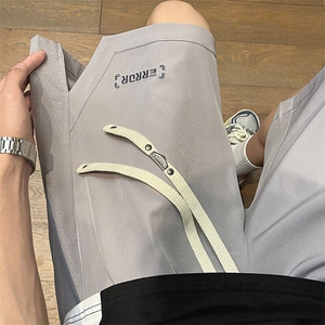 2025 夏季新款 内景拼接冲孔四面弹短裤M-5XL HK25308-特P25图片