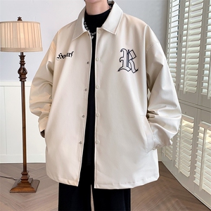 秋装新品个性印花夹克2023潮休闲棒球服外套男女8175-P85 控价128图片