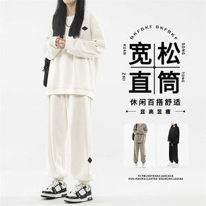 卫衣卫裤套装秋款2026新款美式有型舒适百搭两件套TZ832-特批-98图片