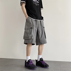 2025夏季新款美式高街工装裤短裤潮男休闲裤五分裤DK1372-P45控68，男装牛仔裤，星座810(原QT5070)