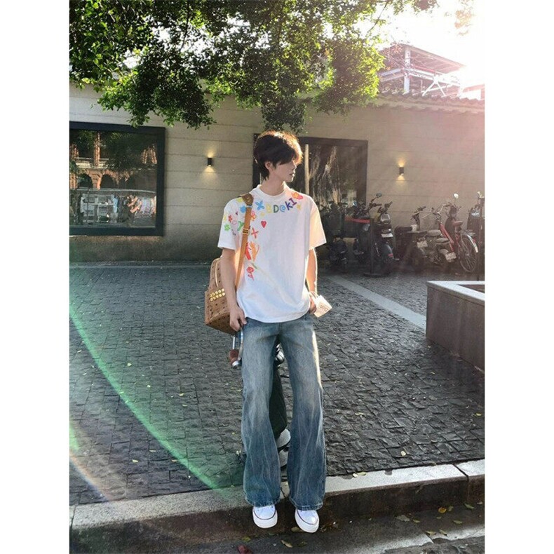 XZ809A/VVPP13/P20/控38重磅印花美式复古圆领T恤,男装T恤,星座809A(原222-1)