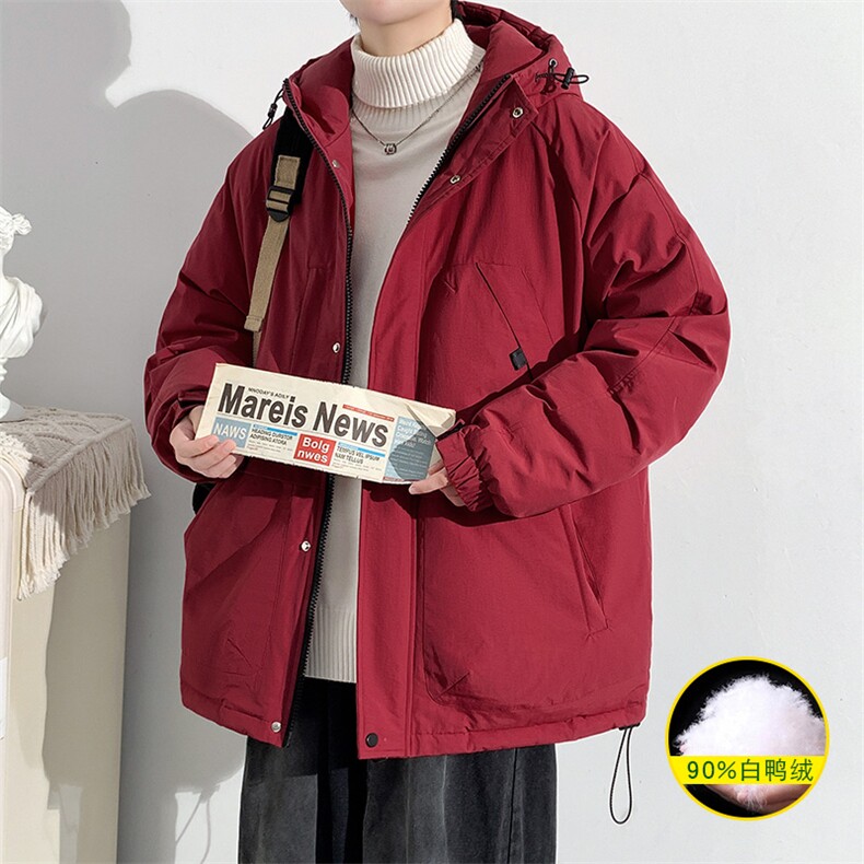 2023冬上新加绒加厚羽绒服时尚冲锋衣外套男女8317-P220控价318,男装羽绒服,电商A441-1