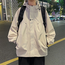 2023春秋季新款冲锋衣外套男士潮牌连帽防风夹克上衣W7908-P60，男装夹克，星座512-4