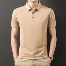 短袖T恤男士上衣翻领百搭休闲服潮流纯色保罗衫夏季新款体恤男装，男装T恤，电商B212（原钱塘6029）