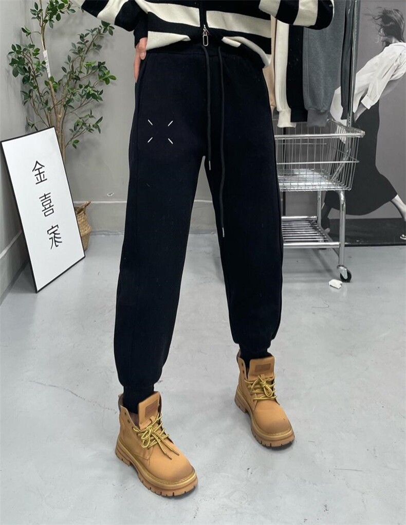 厚绒卫裤，女装休闲裤，nice 奈思