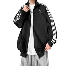 卫衣开衫男女立领外套春秋新款宽松百搭上衣XZ102B-1W2571P65，女装短外套，星座102B-1