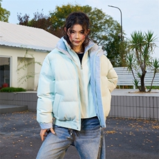 冬季新品得物美式潮流高品质格子加绒加厚棉衣外套棉服MY5566-P88，男装棉衣，星座610B-1