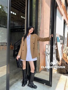 秋冬装新款 耳机西装外套图片