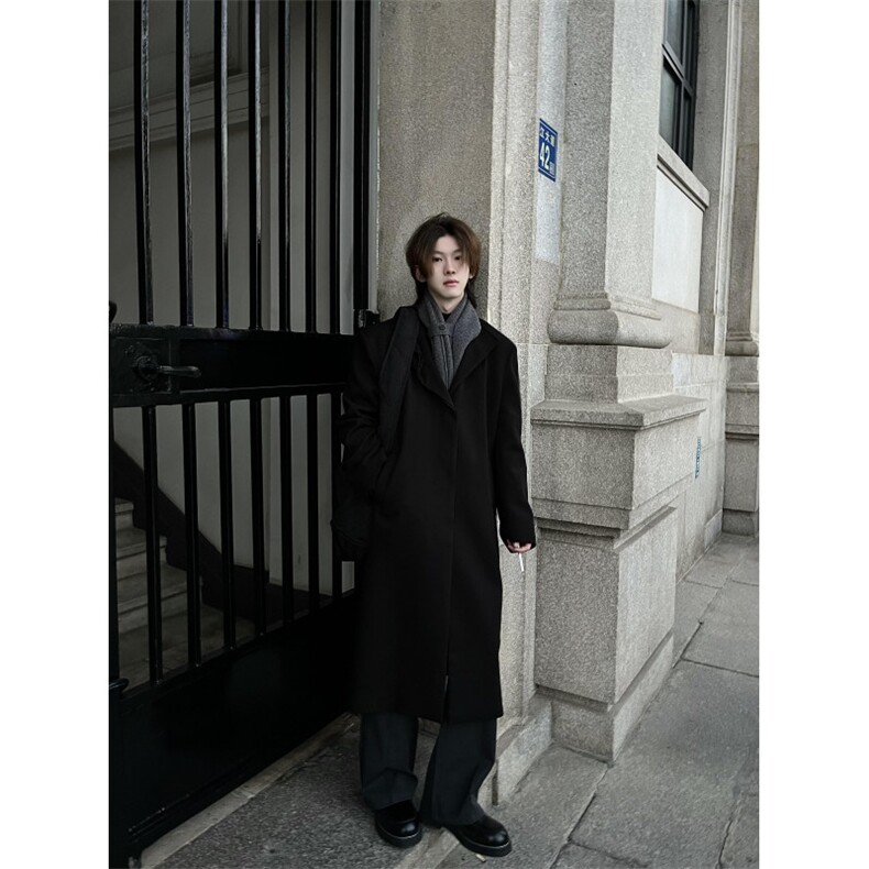 【现货】长款秋冬克鲁苏文职大衣宽松高级感外套DY05020P128，女装短外套，星座1004（原星座815-3）