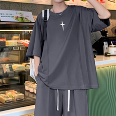 夏季清爽T桖时冰丝休闲时尚舒适跑步运动TT352-特批-36，男装T恤，星座718