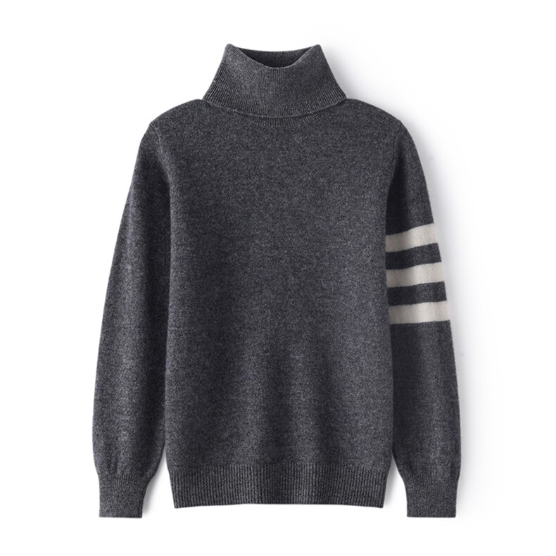 秋冬季高颜高品内外兼修儿童三杠高领羊毛衫，童装儿童羊毛衫，顺友羊绒童装