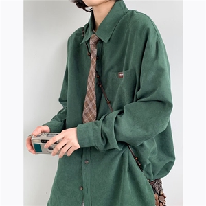 春季潮男宽松韩版衬衫长袖衬衣韩风发型师设计感衣服CY606-P29图片