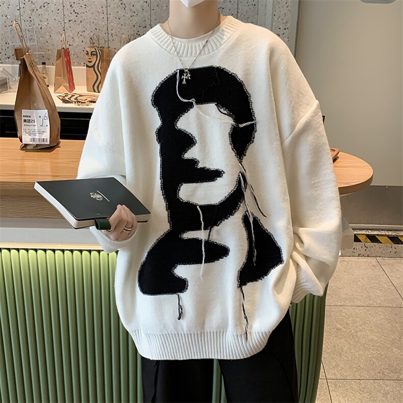 秋冬新款毛衣男休闲时尚港风针织打底衫MY039-P50,男装针织衫/毛衣,星座308B-2