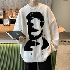 秋冬新款毛衣男休闲时尚港风针织打底衫MY039-P50，男装针织衫/毛衣，星座308B-2