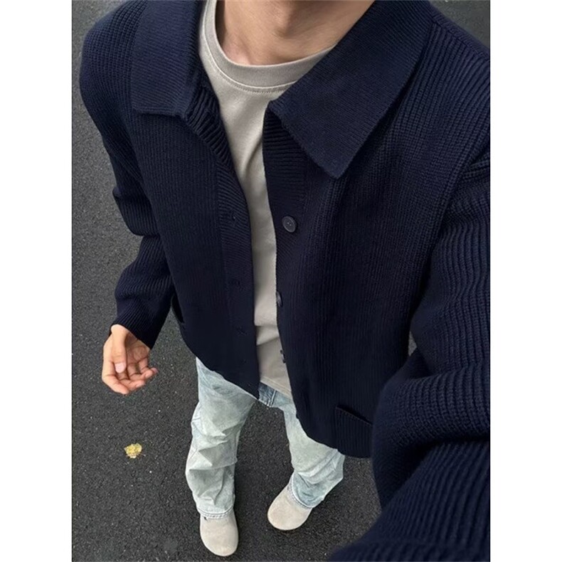 秋男装黑色宽松版型极简舒适衬衫外套简约休闲衬衫外套MM255，男装衬衫，星座1116A（原606A-3）