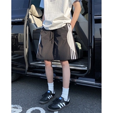 夏季新款条纹速干撞色设计宽松休闲短裤B315-K25526-特p25控48，男装休闲裤，电商B315
