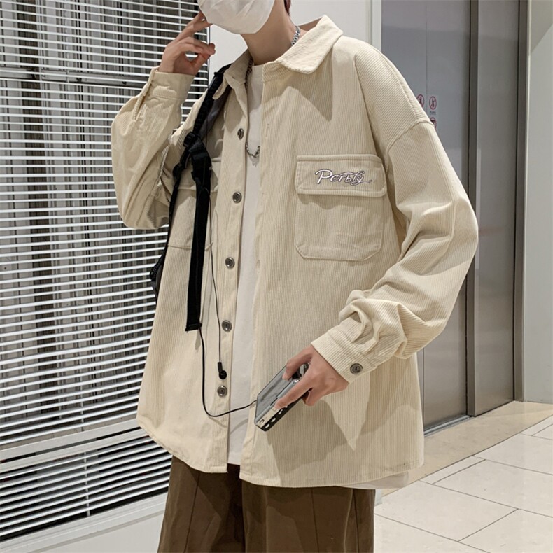 翻领夹克男秋季日系潮牌cityboy宽松衣服刺绣外套JK01134-P43,男装夹克,星座308B-1