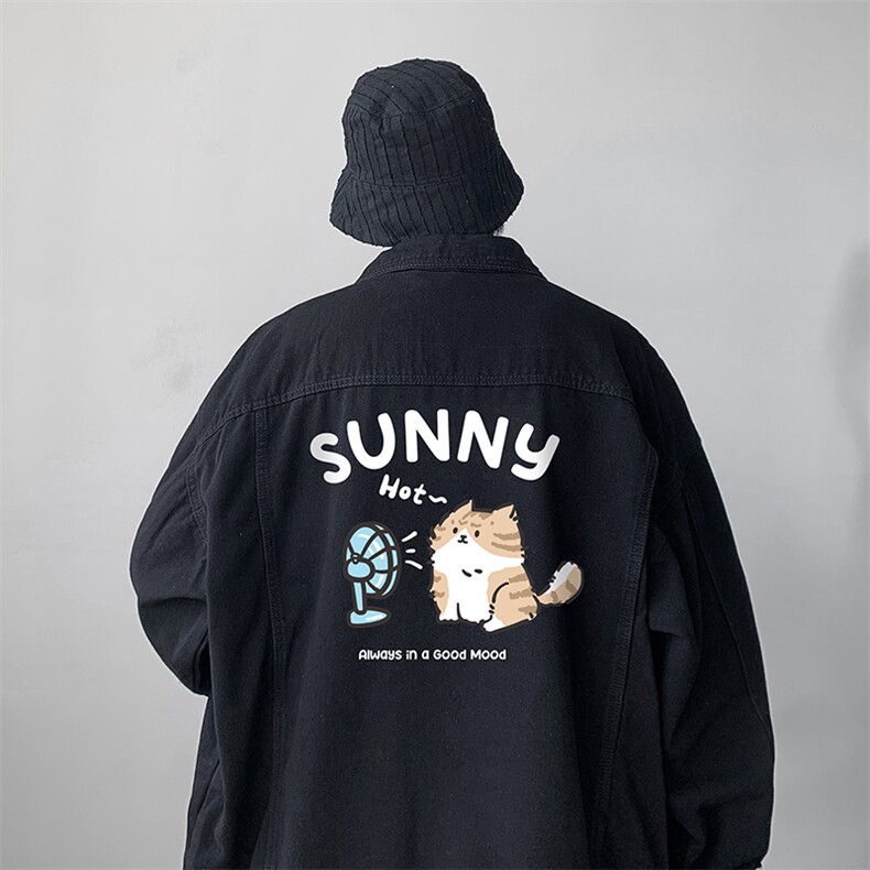 牛仔夹克男大码牛仔外套男茄克NJ77402-P60,男装夹克,电商A040