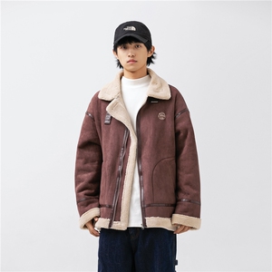 模特图 22冬装新款鹿皮绒棉服 3773 P195图片