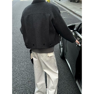 仿羊绒短款呢子外套毛呢夹克 JK05005 P105图片
