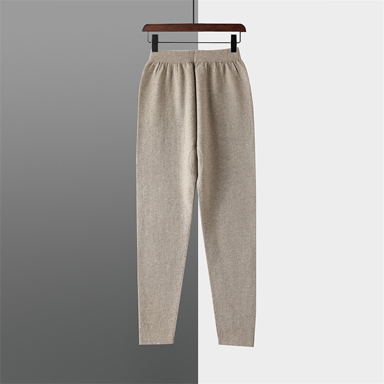 2025年秋季新款百搭女士加厚保暖打底裤，女装休闲裤，片语羊绒