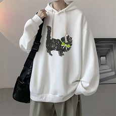 连帽卫衣男大码胖子帽衫大号运动服WY2413-P35，男装卫衣，电商A040