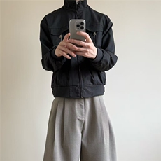 自家图~现货老钱风多口袋机能夹克外套W1357/P75，男装夹克，电商B350